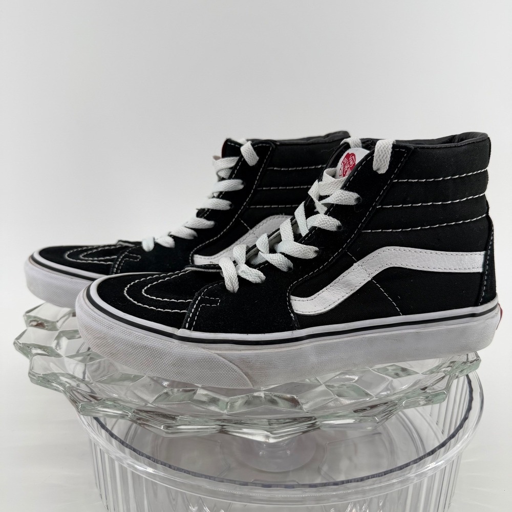Vans Sk8 Hi Black White High‎ Top Sneakers Mens 5.5